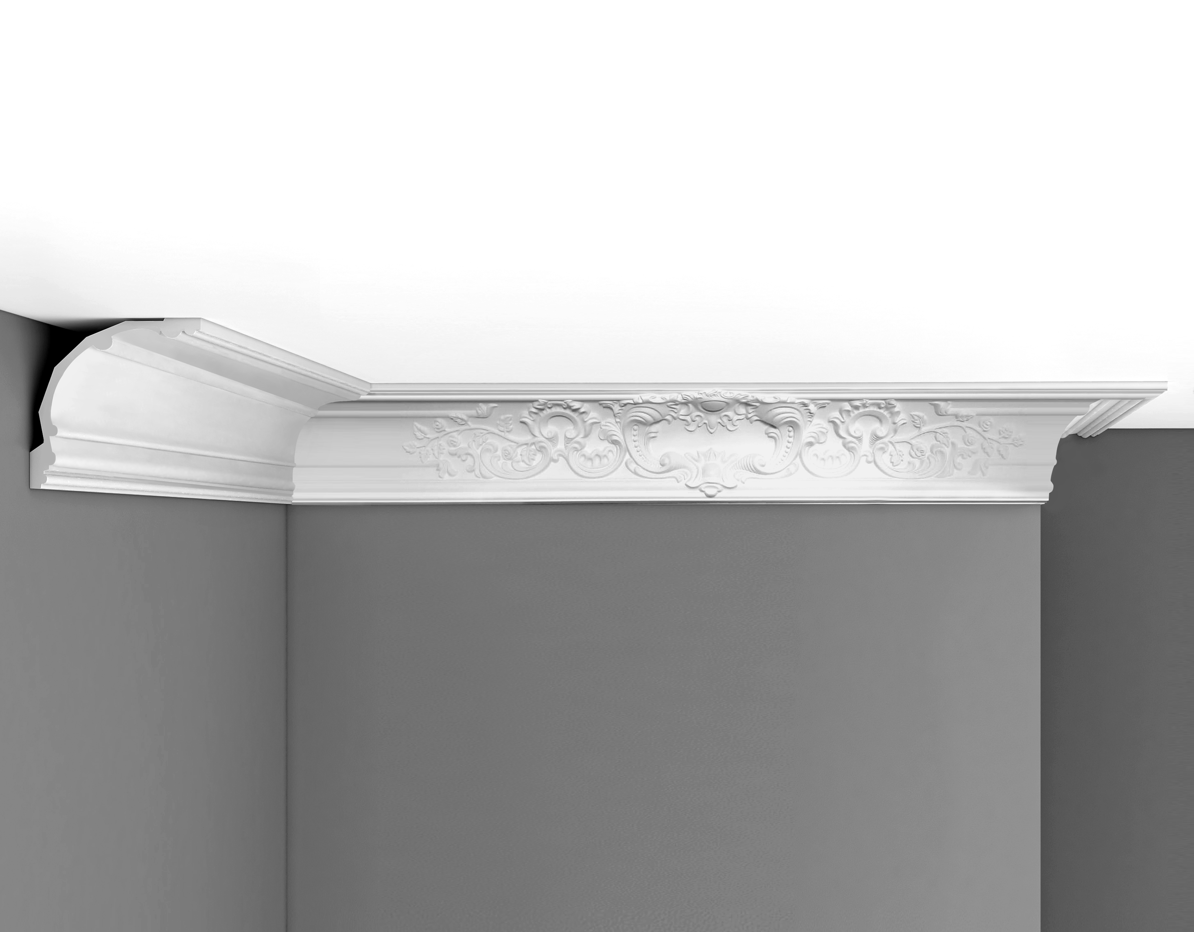 Плинтус потолочный с рисунком DECOMASTER DP41A (175х175х2400)