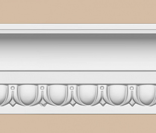 Плинтус потолочный с рисунком DECOMASTER DT168 (150*80*2400мм)