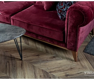 Виниловый ламинат Vinilam Parquet Chevron Лувр I107516