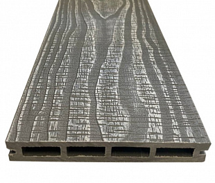  Террасная доска из ДПК Altay Decking Серый 6000х140х20 мм
