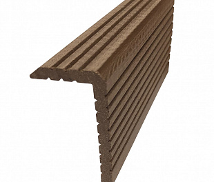  Уголок из ДПК декоративный Wooden Deck Коричневый 4000х70х35 мм